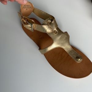 Boutique 9 gold sandals, size 9 M